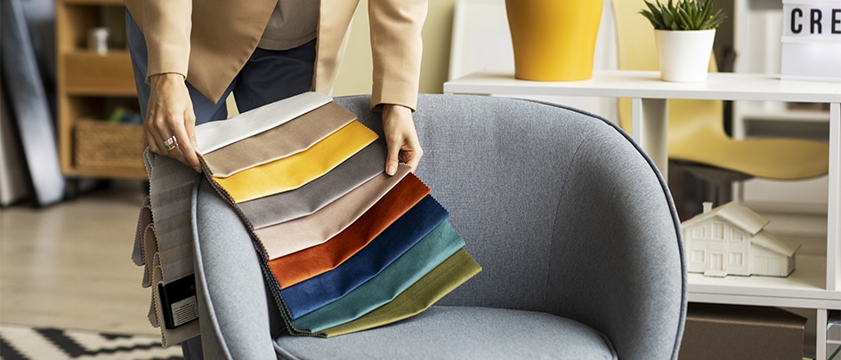 Choix du tissu chez Maxmobel